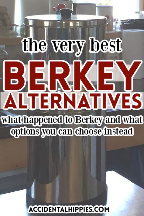 What really happened with Berkey Filters? And what should you do if you need replacement filters for your Berkey? Whether you're new to countertop gravity water filters or need and alternative for your existing Berkey unit, here's our researched, documented, no-BS approach to what is happening with Berkey and a look at viable water filter alternatives. Berkey Stand Ideas, Berkey Water Filter Cabinet, Big Berkey In Kitchen, Diy Berkey Water Filter, Berkey Water Filter Stand Ideas, Berkey Water Filter Display, Berkey Filter, Berkeley Water Filter, Emergency Water Filter