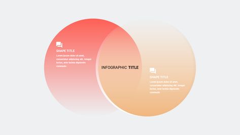 Gradient Overlay Circle PowerPoint Templates - PowerPoint Free Infographic Circle Design, Process Flow Infographic, Data Chart Design, Vision Graphic Design, Graphic Circle Design, Circle Layout Design, Circle Presentation, Venn Diagram Design, Gradient Infographic