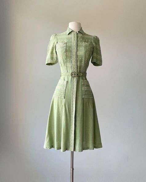 Late 1940s Fashion, 1940s Everyday Fashion, Asoue Outfits, 40s Dresses, 1940s Clothes, 1940s Summer, 1930s Outfits, 60s Outfit, 40s Outfits