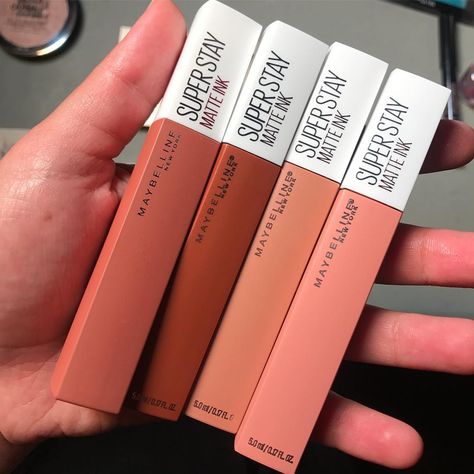 Maybelline SuperStay Matte Ink Un-Nude Lip Colors | POPSUGAR Beauty Superstay Maybelline, Maybelline Superstay Matte Ink, Maybelline Lipstick, Maybelline Superstay, Lipstick Kit, We Need To Talk, Maybelline Makeup, Face Products, Maybelline Super Stay