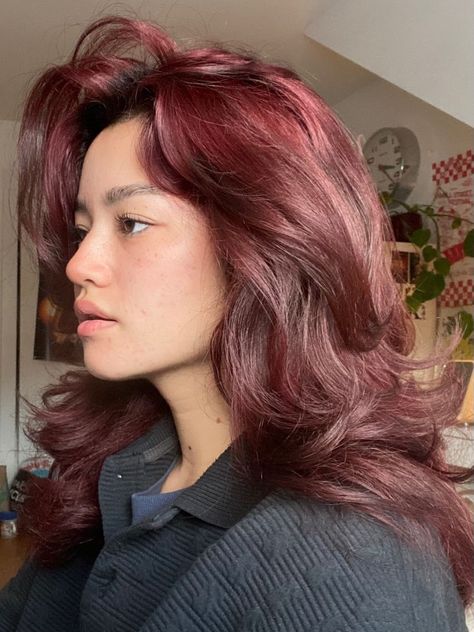 Crimson Crush: Captivating Hairstyle Ideas for Crimson Red Locks Red Hair Color Ideas, Cherry Red Hair, Hair Play, Magenta Hair, Embracing Diversity, Plum Hair, Wine Red Hair, Red Hair Inspo, Wine Hair