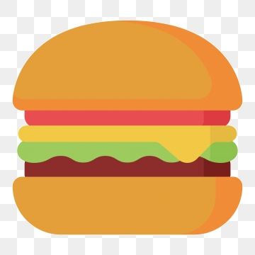 Burger Clipart, Sandwiches, Bread, Yellow