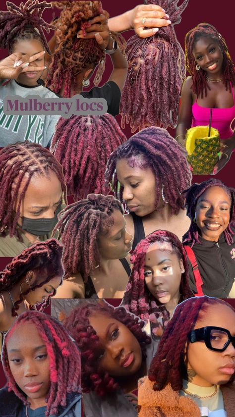 Dread Color Ideas Locs, Short Locs Hairstyles, Faux Locs Hairstyles, Dreadlock Style, Hair Specialist, Dreadlock Styles, Dyed Hair Inspiration, Brave Women, Pretty Hair Color