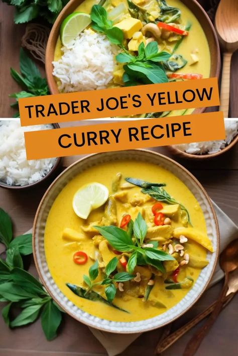 Last Updated on October 7, 2023 Imagine the fragrant blend of spices wafting through your home, with the tantalizing aroma of Trader Joe’s Yellow Curry leading the way. This curry is an exotic blend of turmeric, cumin, and coriander, complemented by the sweet notes of cinnamon and cardamom. It’s a flavor-packed meal that brings the ... <a title="Trader Joe’s Yellow Curry Recipe – Hungarian Chef" class="read-more" href="https://hungarianchef.com/trader-joes-yellow-curry-recip... Trader Joe's Yellow Curry, Yellow Curry Trader Joes Recipe, Trader Joes Thai Yellow Curry Sauce Recipes, Trader Joe’s Yellow Curry Chicken, Trader Joes Curry Recipe, Trader Joes Yellow Curry Sauce, Trader Joes Curry Recipes, Trader Joe’s Yellow Curry Recipe, Trader Joes Yellow Curry Chicken