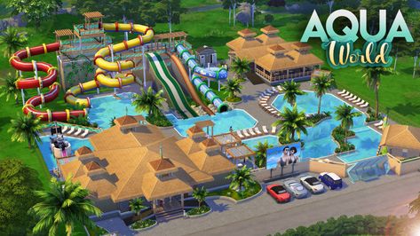 Mr. Olkan (@MrOlkan) / Twitter Sims 4 Park Layout, Sims 4 Park, Sims 4 Pool, Pool Restaurant, Cc The Sims 4, The Sims 4 Lots, Sweet Home Design, Sims 4 Speed Build, Sims Builds