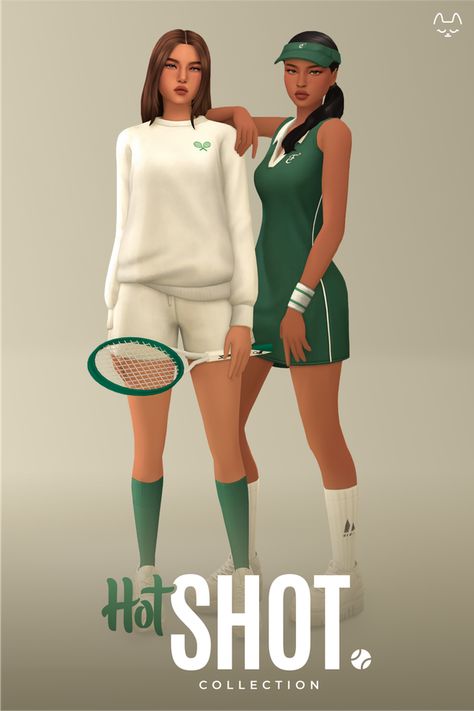 Sims 4 Cc Tennis Outfit, Caio Sims 4 Cc, Sims 4 Summer Cc Maxis Match, Sims 4 Matching Outfits, Sims 4 Cc Summer Clothes Maxis Match, Sims 4 Tennis Outfit, The Sims 4 Cc Sweatpants, Sims 4 Dresses Cc Maxis Match, Sims 4 Cc Maxis Match Clothing Dress