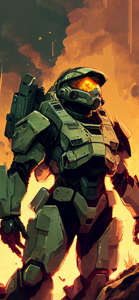 Halo Master Chief Art Wallpapers - Cool Halo Wallpaper for iPhone Halo Phone Wallpaper, Masterchief Halo Art, Halo Master Chief Art, Halo Reach Concept Art, Halo Master Chief Wallpapers, Halo Game Art, Halo Wallpaper Iphone, Master Chief Dibujo, Cool Wallpapers Iphone For Boys