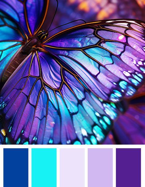 The Power and Prestige of Purple Color Palettes (+150) - Proactive Creative - Guides for Visual Artists Color Combos Colours That Go Together, Purple Blue Color Palette, Spring Tumblers, Blue And Purple Color Palette, Anniversary Colors, Vivid Color Palette, Purple Colour Palette, Purple Color Combinations, Teal Color Palette