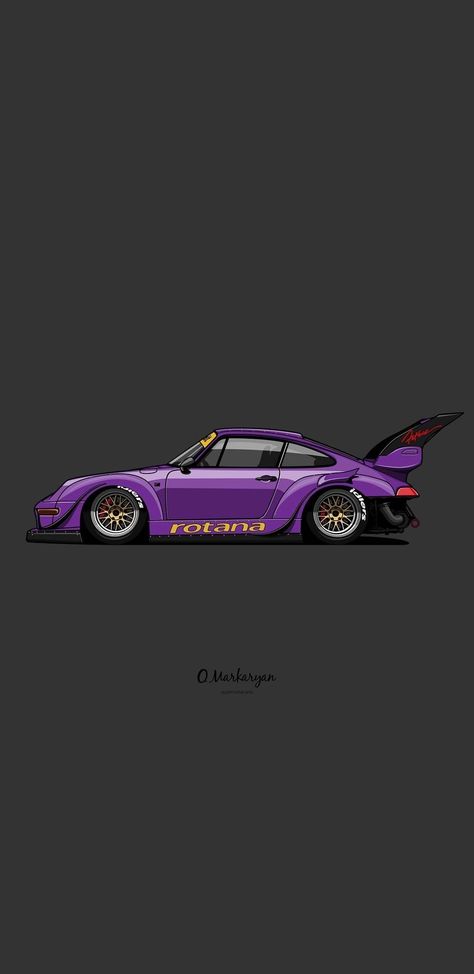 Porshe Rwb Wallpaper, Rwb Wallpaper Iphone, Cars Wallpapers Aesthetic, Car Artwork Wallpaper, Rwb Wallpaper, Jdm Cars Wallpapers, Akira Nakai, Auto Racing Art, Iphone Wallpaper Planets