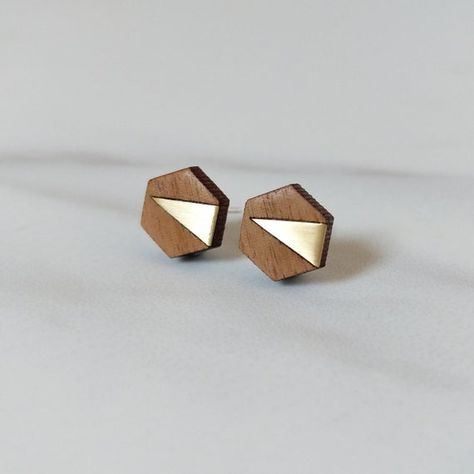 Jewellery Simple, Minimal Jewellery, Groom Cufflinks, Copper Anniversary, Geometric Studs, Minimal Jewelry, Wedding In The Woods, Contemporary Jewellery, Modern Earrings