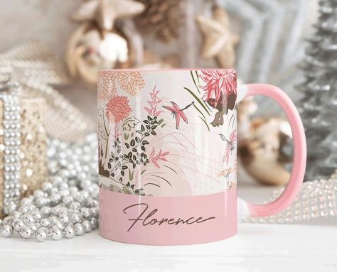 Black Coasters, Dragonfly Gifts, Tea Cup Gifts, Chocolate Caliente, Gift Sister, Name Mug, Mum Birthday Gift, Coffee Cup Gifts, Mum Birthday