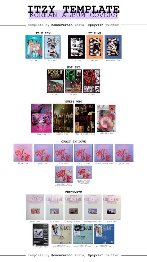 Album Template, Album Collection, It'z Me, Photo Card Template, Anime Room, Crazy Love, Cover Template, Drawing Tutorial, Card Template