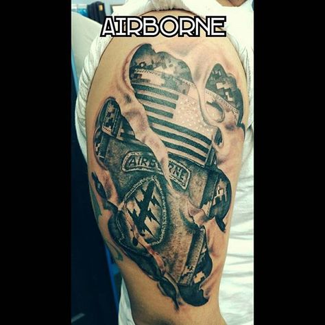 Rangers Tattoo, Ranger Tattoo, Army Airborne, Airborne Ranger, Army Ranger, Reaper Tattoo, Military Tattoos, C Tattoo, Religious Tattoo