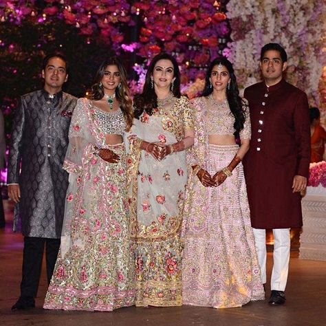 Isha Ambani  has carved her own as a businesswoman and art patron. And while she may be living up to her illustrious legacy professionally, sartorially she is forging her very own path. Whether it’s  walking the red carpet at the Met Gala or wearing a one-off custom designed Valentino lehenga for her wedding reception, Ambani has a closet few can rival. Her extensive wedding wardrobe garnered ample attention (naturally!), and displayed Ambani&apos;s love for Indian wear. Turns o Shloka Mehta, Akash Ambani, Isha Ambani, Nita Ambani, Wedding Wardrobe, Kendall Style, The Met Gala, Vogue India, Expensive Houses