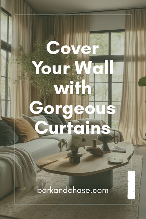 Looking to give your room a makeover? Discover how to turn your walls into stunning showcases with our ultimate guide on wall curtains! This easy-to-follow article will show you the best curtain designs that can transform any space. From bold prints to soft fabrics, you’ll learn the tricks to cover entire walls flawlessly. Whether you’re dreaming of a cozy retreat or a sophisticated style, those drapery ideas will inspire you to create the perfect ambiance. Your walls will never look the same! Curtains As Wall Decor, Wall Curtains Bedroom, Grand Curtains, Curtains To Separate Rooms, Wall With Curtains, Wall To Wall Curtains, Curtain Wall Design, Wall Curtains, Drapery Ideas