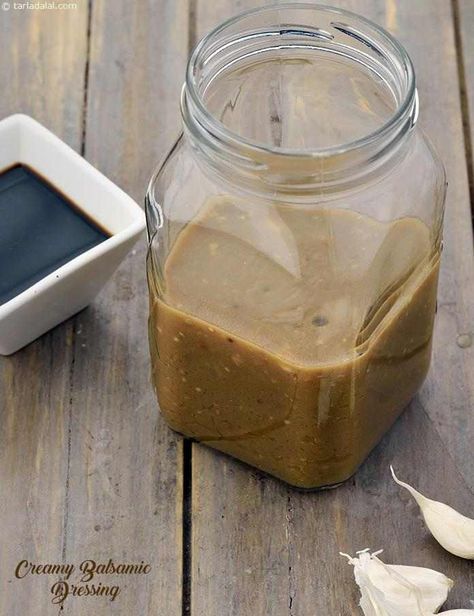 Creamy Balsamic Dressing, Balsamic Mayo Dressing recipe Garlic Vinaigrette Dressing Recipe, Mayo Dressing Recipe, Balsamic Mayo, Roasted Garlic Dressing, Creamy Balsamic Dressing, Vinaigrette Dressing Recipe, Mayo Dressing, Dosa Recipe, Balsamic Dressing