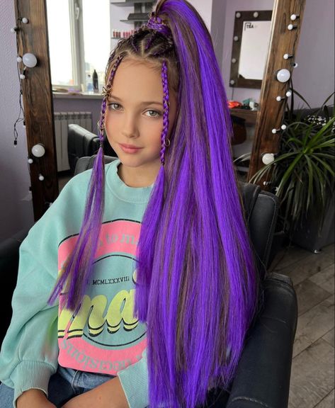 Fake Hair Braids, Festival Hair Braids, Color Braids, Belle Hairstyle, Korean Hair Color, Hair Extensions For Short Hair, Rave Hair, Creative Hair Color, Fake Hair