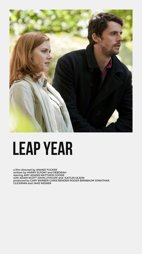 Leap Year Movie Poster, Leap Year Movie, Top Romantic Movies, Movie Polaroids, Romance Movie Poster, Romcom Movies, Movies To Watch Teenagers, British Movies, Rom Coms