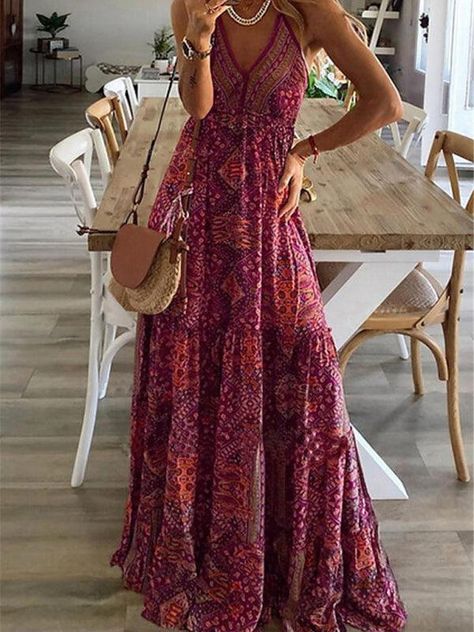 Bohemian maxi dresses