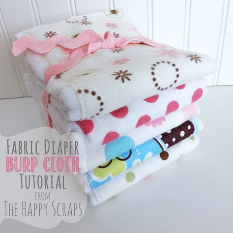 Cloth Diaper to Burp Cloth Tutorial Cloth Tutorial, Sewing Classes For Beginners, Burp Cloth Tutorial, Burp Cloths Diy, Burp Rags, Baby Burp Cloths, Sewing Stitches, Baby Projects, Quilting For Beginners