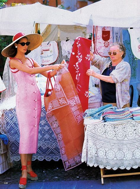 Arthur Elgort, Sonia Kashuk, Mode Chanel, 1990s Fashion, Vogue Us, Peter Lindbergh, Christy Turlington, Style Inspiration Summer, Moda Vintage