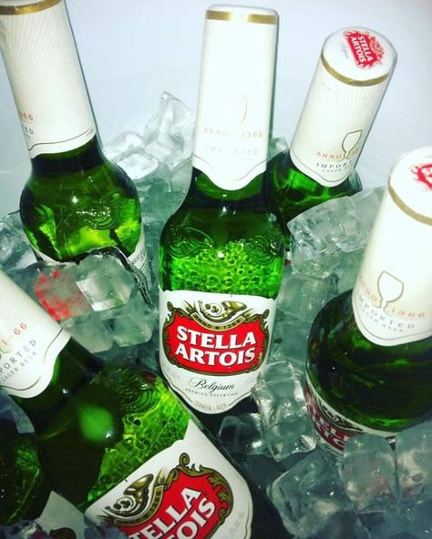 Stella Artois Aesthetic, Stella Beer, Stella Artois Beer, Chevrolet Corsa, Stella Artois, Lager Beer, 25th Birthday, Drink Dispenser, Soju Bottle