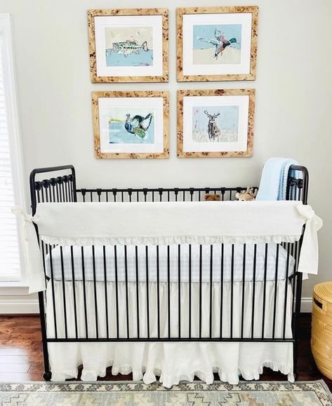 Chelsea McShane Art on Instagram: "Give the gift of art this year! 🎁🥰" Gold Crib, Southern Boys, Baby Number 2, Baby Boy Room Nursery, Sports Baby, Artist Signature, Star Nursery, Chic Baby, Acrylic Frames