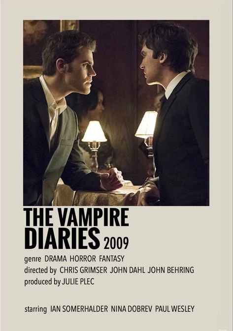 Minimalistic/polaroid tv show poster by me Vampire Diaries Movie Poster, Diary Movie, Indie Movie Posters, Vampire Diaries Poster, Iconic Movie Posters, Movie Card, Vampire Diaries Movie, Photo Deco, Film Posters Minimalist