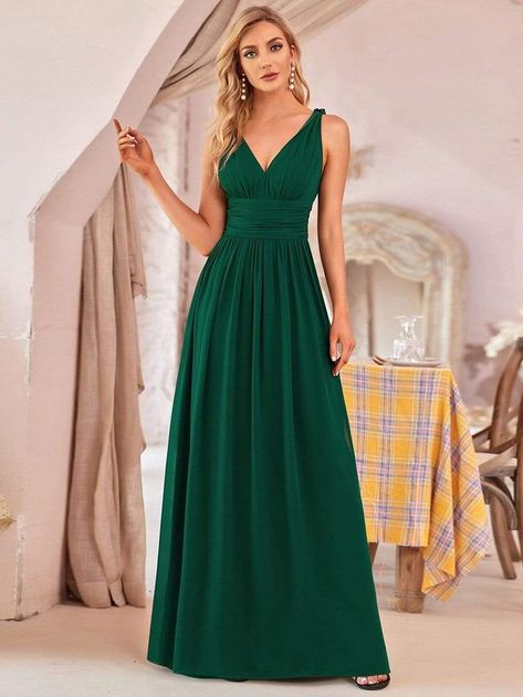 Classic Bridesmaids Dresses, Burnt Orange Bridesmaid Dresses, Orange Bridesmaid, Orange Bridesmaid Dresses, Evening Dresses Online, Maxi Bridesmaid Dresses, Chiffon Evening Dresses, Ever Pretty, Bridesmaid Dresses Online