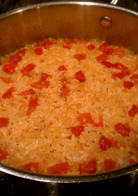 ricedone Mexi Rice, Mexican Red Rice, White Queso, Mexican Side Dishes, Canned Tomatoes, Veggie Stock, Leftover Rice, Mexican Rice, Rice Dish