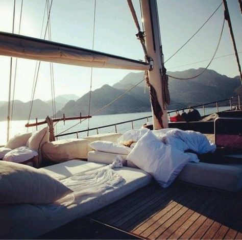 My dream since jr. High. Romantic sailing trip. Navy Life, Seaside Living, Boat Life, Bon Weekend, Halong Bay, Catamaran, Big Sur, Oh The Places Youll Go, Sedona