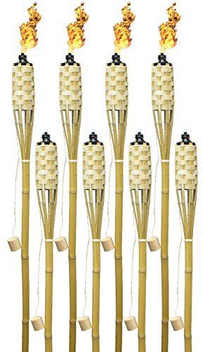 8 Tiki Torch 60th Birthday Ideas For Mom, Garden Torch, Outdoor Torches, Bamboo Outdoor, Citronella Oil, Tiki Torches, Bug Repellent, Torch Light, Beautiful Backyards