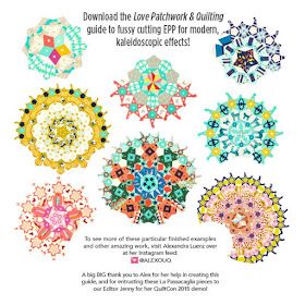 Passacaglia Quilt, La Passacaglia Quilt, Quilting Guides, Millefiori Quilts, Kaleidoscope Quilt, English Paper Piecing Quilts, Hexagon Quilt, Paper Piecing Quilts, Patchwork Quilting