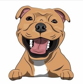 Pitbull Drawing, Staffy Dog, Dog Comics, Hair Clipart, Pitt Bull, Hairstyle Hairstyle, Dog Icon, Bully Dog, Drawing Wallpaper