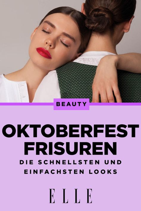 Für die Wiesn-Saison: 3 einfache Oktoberfest-Frisuren, die in 10 Minuten gelingen #wiesn #oktoberfest #oktoberfestoutfit #dirndlfrisuren #dirndl #trachten  #röcke #outfits #looks #modefürfrauen #trending #trachtenmode Oktoberfest Hair, Half Bun, Dirndl Outfit, Oktoberfest Outfit, Hair Wreath, Easy Hairstyles, Hair Styles, Hair, Quick Saves