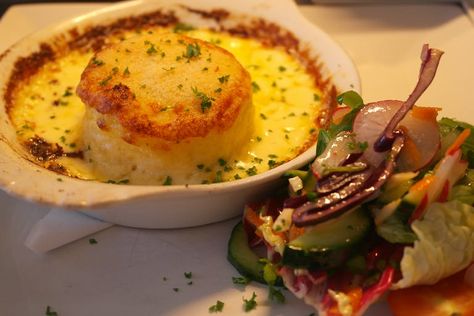 Could this be the best Double Baked Cheese Souffle recipe ever? Double Baked Cheese Souffle, Twice Baked Cheese Souffle Recipes, Cheese Souffle Recipe, Brunch Recipies, Cheese Souffle Recipes, Souffle Recipe, Cheese Souffle, Souffle Recipes, French Recipes