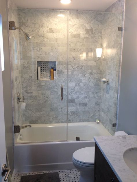 More ideas below: #BathroomIdeas BathroomRemodel #Bathroom #Remodel #MakeOver Small Bathroom Remodel On A Budget DIY Bathroom Remodel Ideas With Tub Half Paint Bathroom Shower Remodel Master Tile Farmhouse Bathroom Remodel Rustic Bathroom Remodel Before And After Tub With Glass Door, Bathroom Tub Shower Combo, Makeover Kamar Mandi, Bathtub Shower Combo, Glass Shower Doors Frameless, Small Bathroom With Shower, Bathroom Tub Shower, Decor Baie, Bathroom Remodel Shower