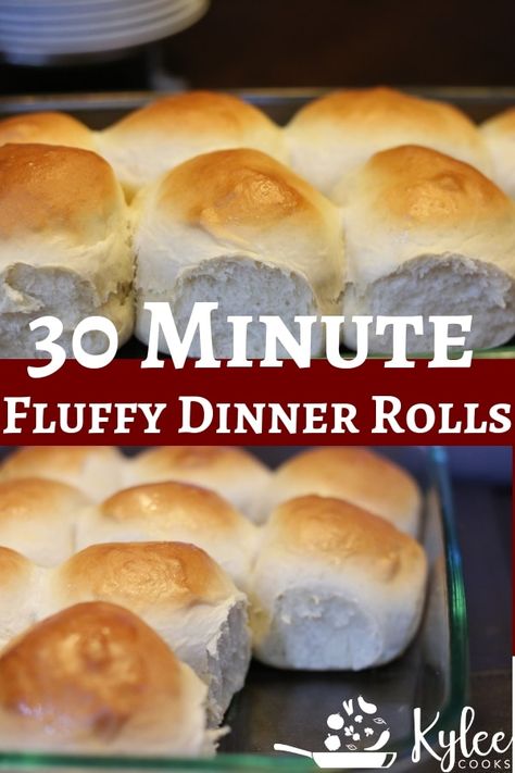 30 Minute Dinner Rolls, Apartment Recipes, Hot Rolls, Fluffy Rolls, Meringue Pies, Easy Yeast Rolls, Rolls Recipe Easy, Dinner Rolls Easy, Homesteading Recipes