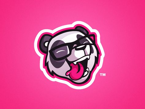 The Unsteady - Panda Mascot Logo by Travis Howell 🍻 Mascot Logo, Design Services, Global Community, Gaming, Logo Design, Design