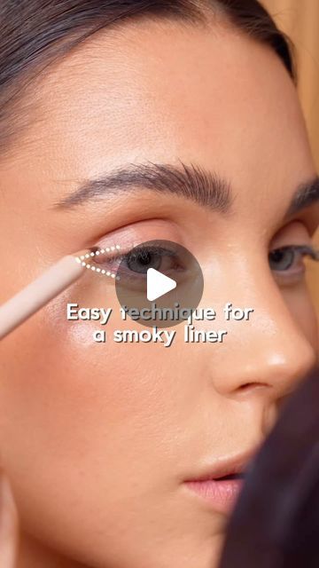 Mathilda Haroun on Instagram: "This is such a easy smoked out liner hack! I used @lorealparis paradise kohl eyeliner in brown and @zoevacosmetics 238 brush. BTW I was inspired by a video I saw somewhere. Please tag her if you know who she is ❤️ #eyelinerhacks #smokeyliner #makeuphacks #sminktips" Light Brown Eyeliner, Smoked Out Liner, Smoked Eyeliner, Kohl Eyeliner, Brown Eyeliner, Makeup Stuff, November 13, I Saw, Eyeliner