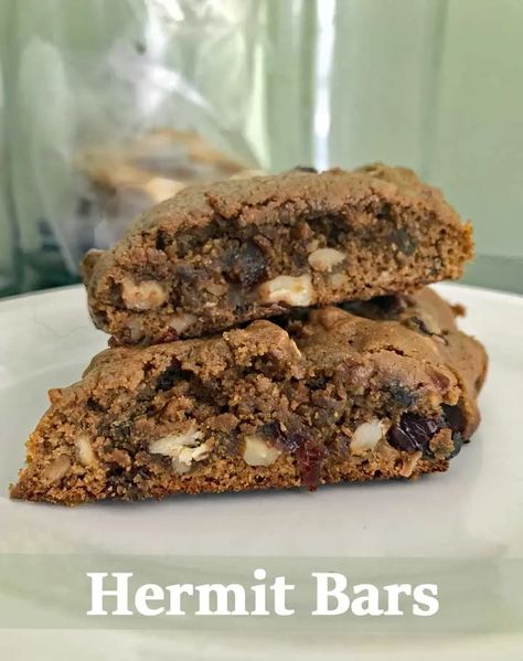 Hermit Bars, Hermit Cookies, Chewy Ginger Molasses Cookies, Small Batch Cookies, Ginger Molasses, Small Batch Baking, Basic Cookies, Cookies Bars, Ginger Molasses Cookies