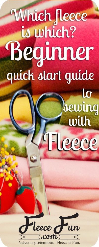 Fleece Projects, Sewing Fleece, Beginner Sewing Projects Easy, Techniques Couture, Sewing Skills, Sewing Projects For Beginners, Love Sewing, Sewing For Beginners, Sewing Tips