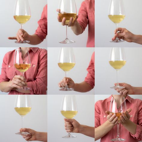 Which way is 'proper'? http://winefolly.com/tutorial/hold-wine-glass-civilized/ Proper Way To Drink Wine, How To Hold A Wine Glass Correctly, How To Properly Hold A Glass Of Wine, How To Hold Wine Glasses, How To Hold A Wine Glass Properly, Holding A Glass Of Wine, Wine App, Wine Etiquette, Holding Wine