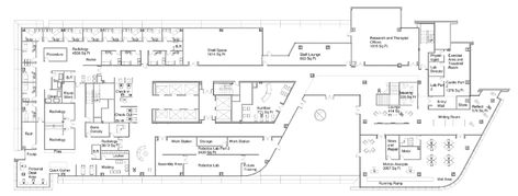 Spaulding Rehabilitation Center | Rebecca Dandrea | Archinect Rehab Center Floor Plan, Rehabilitation Center Architecture, Hospital Plans, Bungalow Floor Plans, Rehab Center, Rehabilitation Center, Training Center, Architecture Plan, Concept Architecture