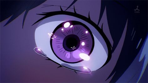 anime tears gif - Google Search Gif Pink, Eyes Gif, Kyoko Kirigiri, Aesthetic Gifs, Japanese Animated Movies, Yandere Manga, Photos Of Eyes, Anime Gifs, Blue Anime