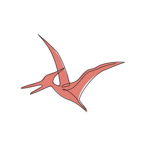 Pterodactyl Drawing, Pterodactyl Tattoo, Animal Mascot, Dinosaur Tattoos, Dinosaur Drawing, Logo Identity, Continuous Line Drawing, Dinosaur Theme, Prehistoric Animals