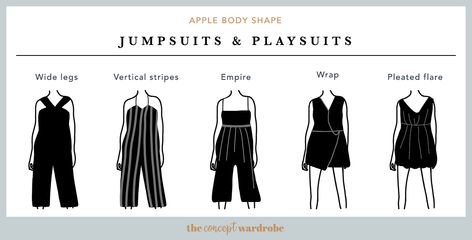 Apple Body Shape | the concept wardrobe Apple Body Fashion, Body Shape Outfits, Apple Clothes, The Concept Wardrobe, Apple Body Shape Fashion, Apple Body Shape Outfits, Concept Wardrobe, Apple Shape Fashion, Apple Body Shape