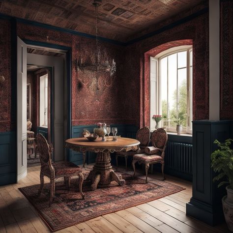 A traditional Romanian house interior Romanian Interior Design, Romanian House Traditional, Romanian Decor, Romanian House, Romanian Architecture, Romanian Art, Cozy Diy, Old House Interior, Sims Ideas