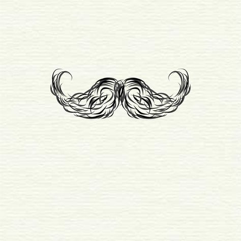 Natural Moustache. Moustache Tattoo, Beards, Infinity Tattoo, Tattoos, Nature