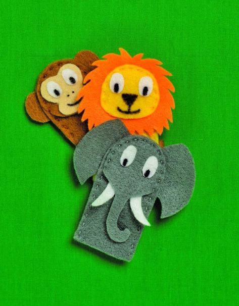 Ece Resources, Jungle Vbs, Animal Finger Puppets, Puppet Design, Zoo Crafts, Paper Plate Animals, Monkey Puppet, Finger Puppet Patterns, Dear Zoo